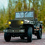 10 4WD RC Willys Military Truck – Metal Frame Rock Crawler with LED Lights