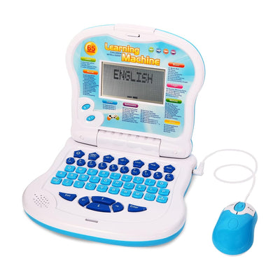 Kids English Learning Machine | Intelligent LED Display Laptop Toy for Early Education