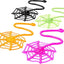 100pcs Telescopic Sticky Spider Web Toy ? Elastic Halloween Prank Wall Venting Car Toy for Kids