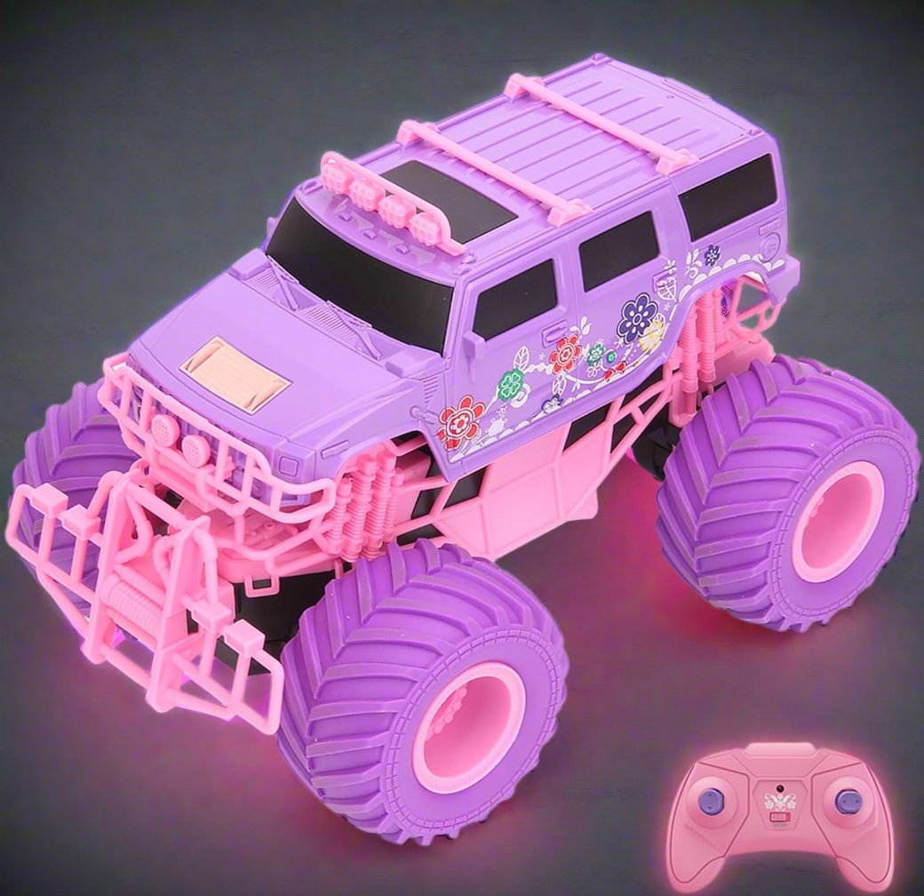 Q157 Pink 2.4GHz RC Off-Road Vehicle – High-Speed Climbing Truck, Perfect Gift for Girls