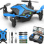 Mini Drone for Kids with FPV Camera, Toys Gifts for Boys Girls with Voice Control, 3D Flips, Altitude Hold, Headless Mode, One Key Start, Trajectory Flight, RC Quadcopter Foldable Kids Drone