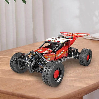 Mound King RC Off-Road Building Car Toys, 515 Pieces Building Blocks Lightning Climbing Car Model with Motors (Remote Control and APP Control), Intelligent Building Kits for Boys