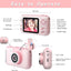 Kids Camera, Mini Kids Camera for Girls, Kids Digital Camera, Kid Video Camera for vlogging, Kids Video Camera with Flip-up Lens for Toddler Camera 3-8 Years Old Girls - Toyigo