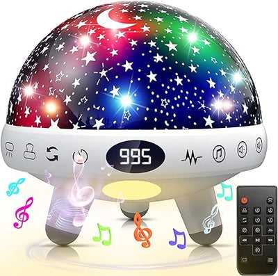 Baby Night Light Star Projector for Kids,Kids Sound Machine with Night Lights for Kids Room,29 Soothing Sound White Noise Machine for Baby Sleeping Soother, Nursery Lamp for Kids Bedroom Decor