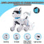 Top Race Programmable Robotic Dog Toy - Remote Control Pet with Touch Function, Voice Control for Kids 5-7 - Rechargeable Smart Animal Toy - Toyigo