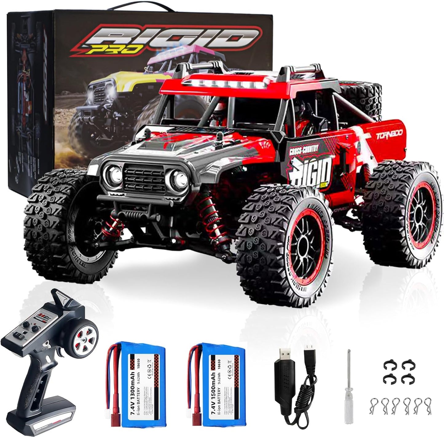 Thor Brushless 4WD Off-Road RC Truck – Full-Scale High-Speed Professional Climbing Vehicle