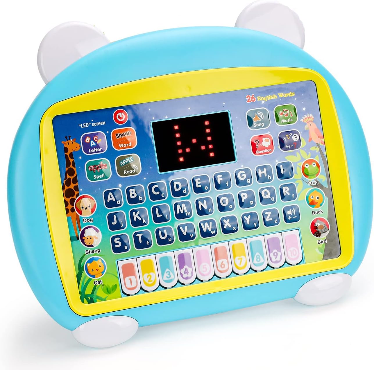 Kids Early Learning Machine | Multifunctional Educational Laptop with LED Display