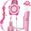 Bow and Arrow Toys for Girls 5 6 7 8 Years Old, Archery Set Includes Super Bow with LED Lights, 10 Suction Cups Arrows,Archery Set with Standing Target and 3 Target Cans, for Girls - Toyigo