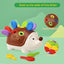 Montessori Hedgehog Fine Motor Training Toy - Early Education Puzzle for Infants and Toddlers 1-3 Years - Hand-Eye Coordination Learning Toy for Boys and Girls