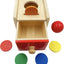 Montessori Coin & Ball Drop Box - 2-in-1 Object Permanence Toy for Babies 6-24 Months