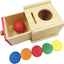 Montessori Coin & Ball Drop Box - 2-in-1 Object Permanence Toy for Babies 6-24 Months