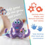 Purple Floating Octopus Toy with 3 Rings - Perfect for Baby Bath Time 18+ Months