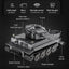 RC Tank Set, WW2 German Tiger Army Tank, Compatible with Major Brand, Remote Control Military Vehicles Building Blocks Kids Toys for Boys (925pcs)