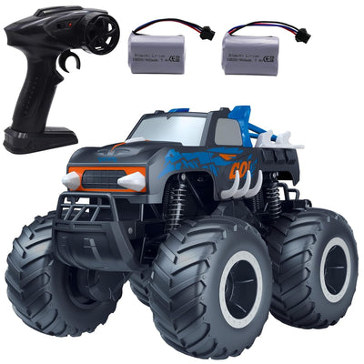 Q127 Big Wheel Amphibious RC Monster Truck – 4WD Off-Road Climbing Utility Vehicle for Kids