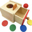 Montessori Coin & Ball Drop Box - 2-in-1 Object Permanence Toy for Babies 6-24 Months