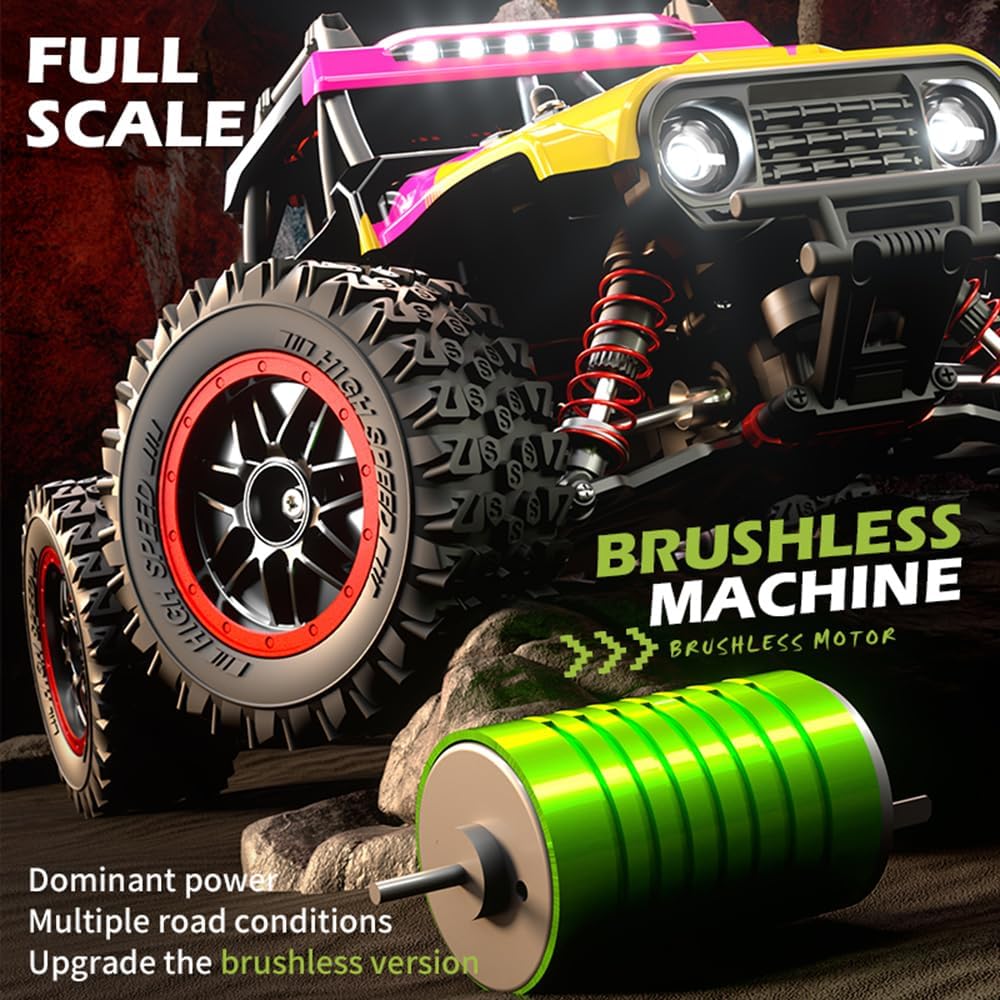 Thor Brushless 4WD Off-Road RC Truck – Full-Scale High-Speed Professional Climbing Vehicle