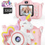 Unicorn Kids Camera Toys Selfie Digital Camera for Kids Age 3-10 Toddlers Video Camera with 32G SD Card - Toyigo