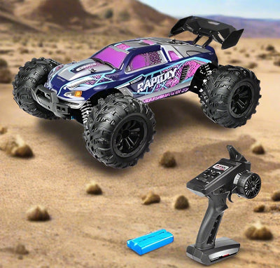 Remote Control Vehicl, 2.4G 4WD Off-Road Truck RC Car 38km/h High Speed 1/16 Racing Car RTR Toy Two-Way Remote Control Vehicle Full Proportional Throttle RC Truck Boys and Girls Electric Gifts