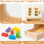 Montessori Toys for Babies (6-12 Months): Object Permanence Box with Blocks