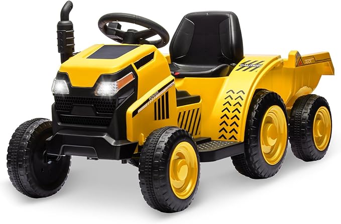 Kids Electric Tractor - Battery-Powered Ride-On Car for Ages 2-4