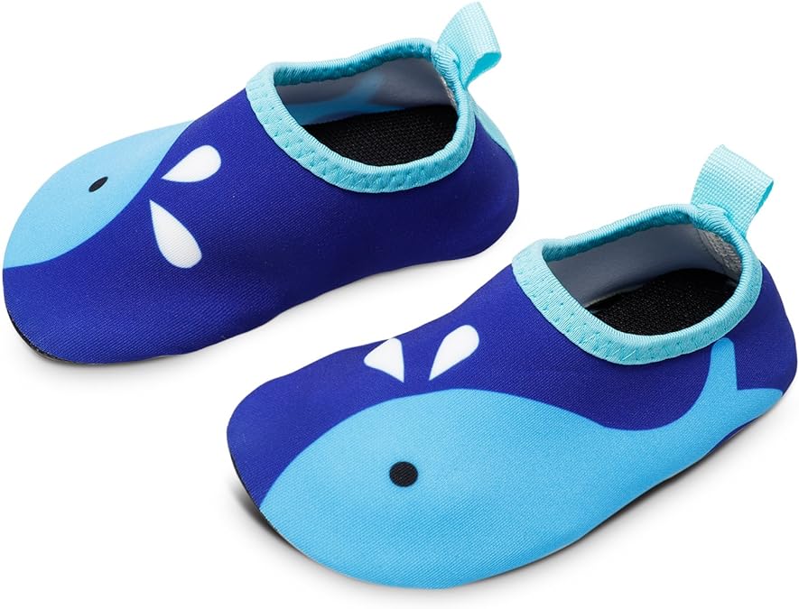 Toddler Kids Swim Water Shoes Quick Dry Non-Slip Water Skin Barefoot Sports Shoes Aqua Socks for Boys Girls Toddler