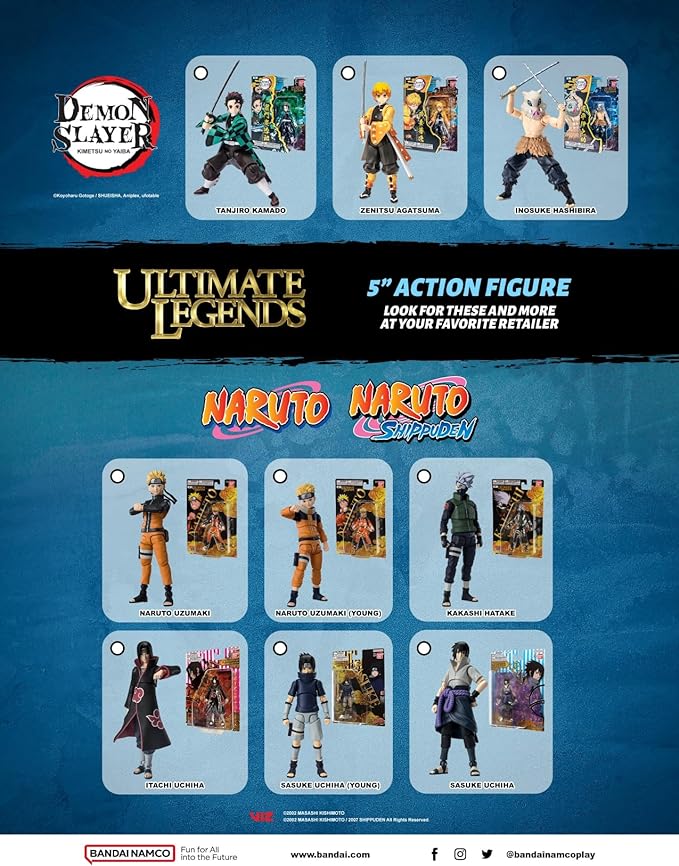 Kakashi Hadaka Action Figure Namco Ultimate Legends - Naruto 5" - Toyigo