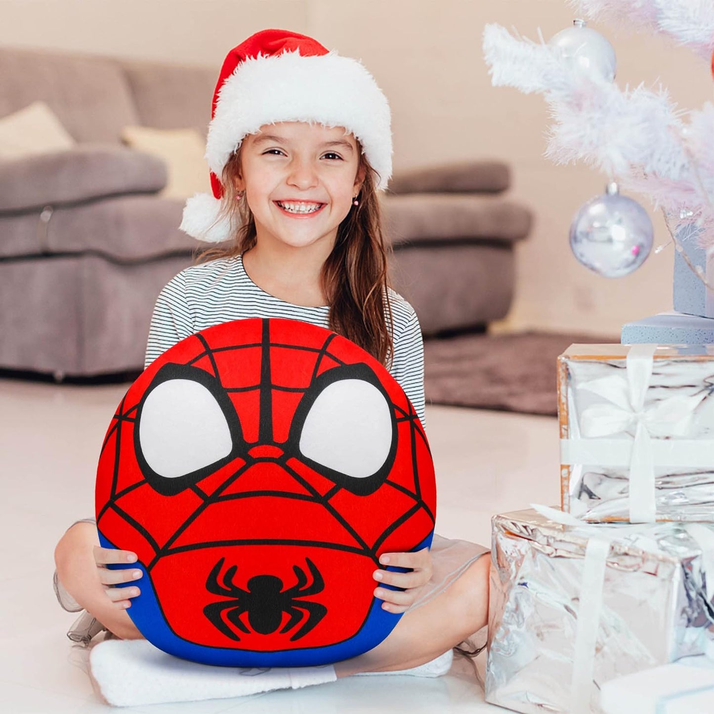 Movies & Tv soft toys,  13.5 Inch Spider Plush Pillow, Super Soft Spider Plushies, Stuffed Animal Toys, for Kids Adults Movie Fans, Birthday Gift Children's Day, Red