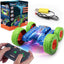 Remote Control Car, LED Double Sided Fast RC Car, 360 Flips, All Terrain Tires, LEDs, Rechargeable Toy Car Batteries, 4WD Off-Road Stunt Car and Easy Remote Kids Toys - Toyigo