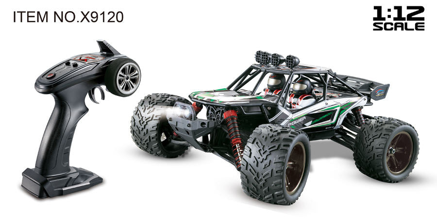 Toys 1/12 2.4GHz Off-Road Remote Control RC Car 4WD High Speed Electric Racing Car