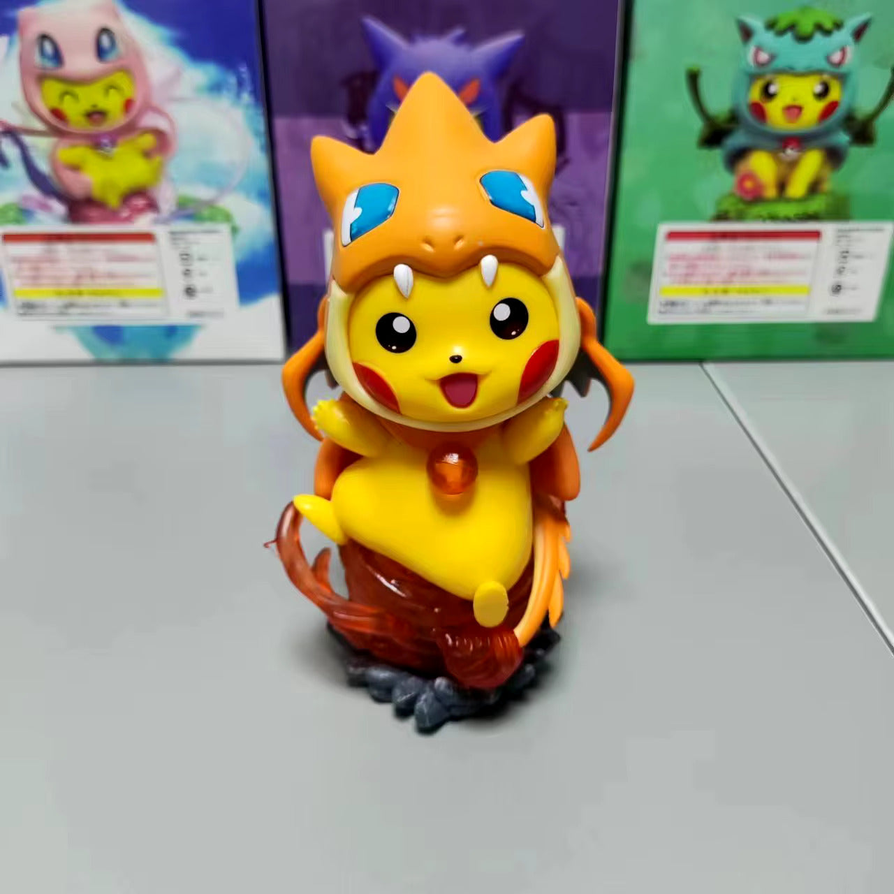 Anime Monster Action Figures - Deformation Pokémon Collectible Toys for Kids - Pikachu Transforming Figure