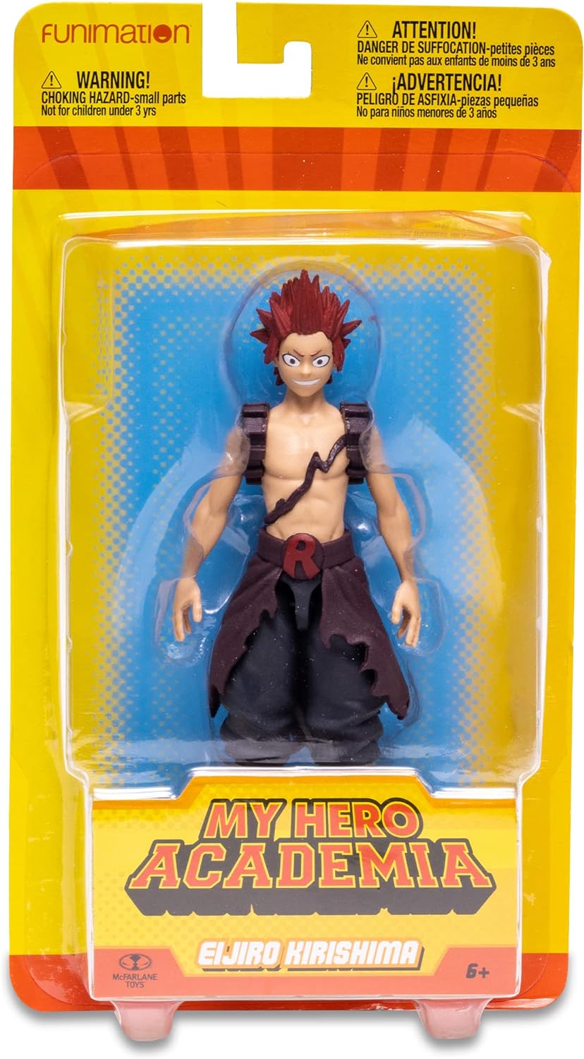 Kirishima Hero Academia Figure 5, Eijiro Kirishima 5 inch Figure, Kirishima Hero Academia Figure, My Hero Academia Eijiro Kirishima 5" Action Figure