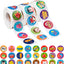 3 Rolls Motivational Stickers, 1500 Pcs Teacher Reward Stickers, School Supplies Roll Sticker, Potty Training Stickers for School Classroom Home, 24 Designs for Kids