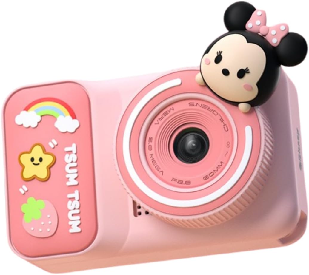 Cute Cartoon Camera for Kids, Anime Mouse Selfie Toy with 32GB Storage, Perfect for Birthdays and Children's Day