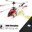 RC Helicopter, Cheerwing S107/S107G, Phantom 3CH 3.5 Channel Mini RC Helicopter, RC Helicopter with Gyro Crimson, Red - Toyigo