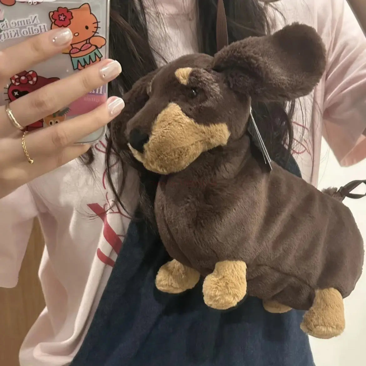 Soft Toys, kawaii plush, Cute Dog Plush, Stuffed Animal Plushie Shoulder bag 2023 Plush Doll Crossbody Bag Gift for Kids - Toyigo