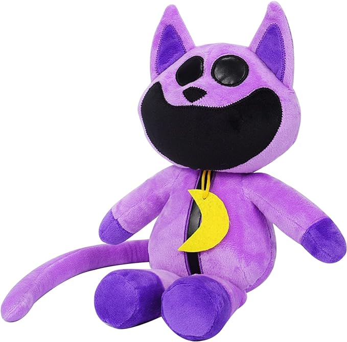 Smiling Plush, 2024 New Monster Plush, Stuffed Animal Pillow Doll Toys for Fans Boys and Girls All Ages Kids Toys (Purple)