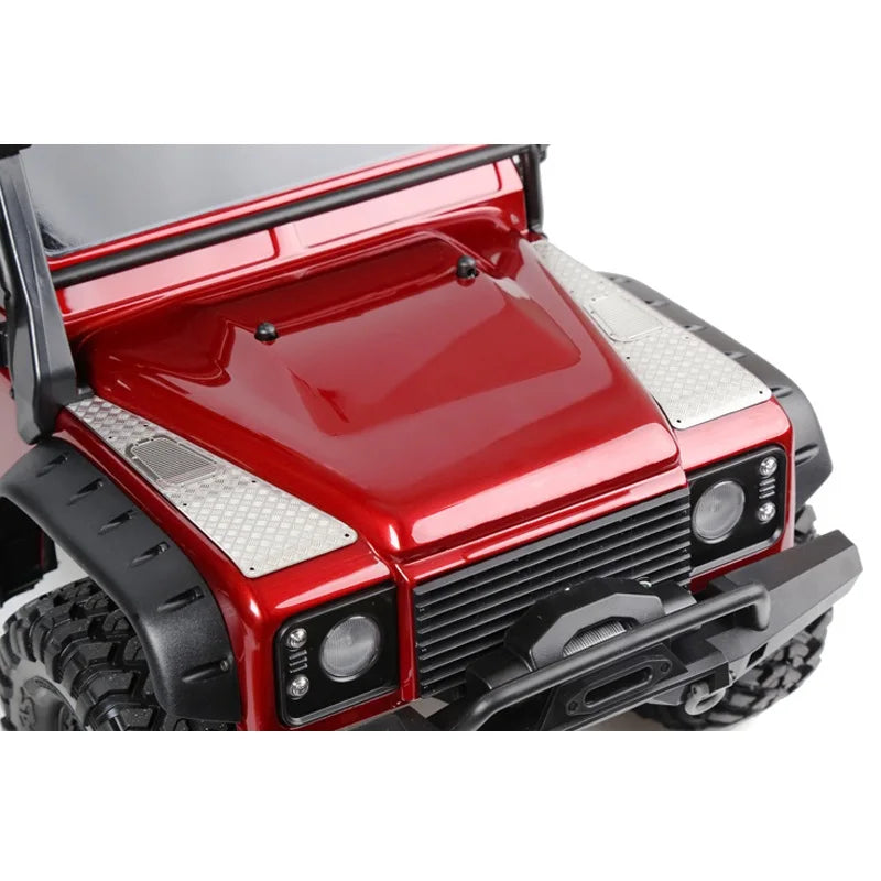 Anti-Skid Plate, Metal Skid Plate Intake Grille Compatible with Taxas TRX-4 TRX4 Defender 1/10 RC Crawler Upgrade Parts Accessories - Toyigo