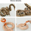 Snake Figures, Safari Animal Figurines, 8PCS Snake Figures, Realistic Jungle Animals Toy Set, Halloween Fake Snake with Cobra Python Figure, Prank Props Scary Snake Christmas Birthday Tricky Toy Party Favor - Toyigo