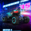 Remote Control Truck,  5 LED Light Modes, Dual Motors Off Road RC Car, 4WD Rock Crawler, Spray Water Mist, 35+ Min Play, Toy Vehicle for Boys Girls and Adults, with Spray and Light - Toyigo