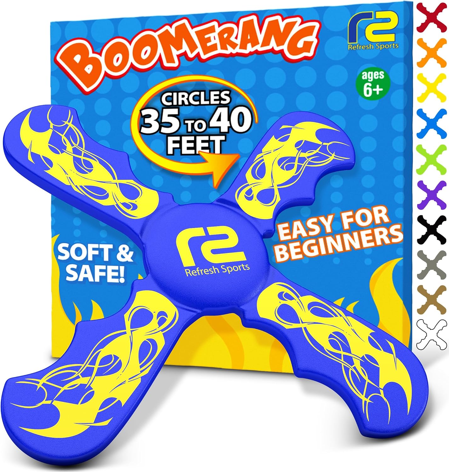 Best Soft Frisbee Kids Boomerang, Easter Basket Stuffer For Boys & Girls, Outdoor Flying Disc Beach Frisbee for Kids Age 6 & up, Fun Boys Toys age 8-10 Fun Kid Mini Frisbee Disc Frisbees for Kids