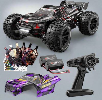 1/14 Scale Brushless RC Truck: 50 MPH 4WD Off-Road Remote Control Car with Waterproof Capability and 3S Battery ? Fast and Durable