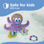 Purple Floating Octopus Toy with 3 Rings - Perfect for Baby Bath Time 18+ Months