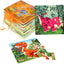 12 Pack Jigsaw Puzzles, Toddlers Wooden Animals, Jigsaw Puzzles 9 pcs, 12 Organize Bags for Kids, Ages 2 3 4 5 Preschool Educational Puzzles, Learning Travel Toys, Boys and Girls