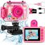 Kids Waterproof Camera - Underwater Camera Birthday Gifts for Girls Boys Children Digital Action Camera with 32GB SD Card, Pool Toys for Kids Age 4 5 6 7 8 10