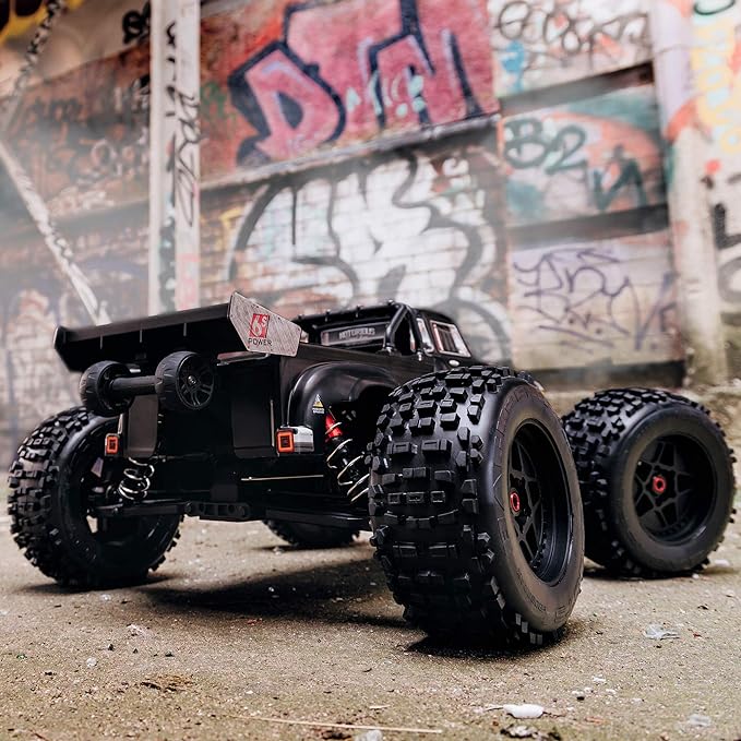 RC Truck, 1/8 Notorious 6S V5 4WD BLX Stunt RC Truck with Spektrum Firm RTR Truck, (Transmitter and Receiver Included, Batteries and Charger Required) For Kids - Toyigo