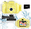 Kids Waterproof Camera Christmas Birthday Festival Gifts for Boys Girls Age 3-9, Mini Digital Cameras for Children, Portable Toddler Toys for 3 4 5 6 7 8 9 Years Old with 32GB Card (Yellow)