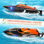 Electric RC Speedboat - 2.4GHz Waterproof High-Speed Racing Boat - 20KM/H with Night Light