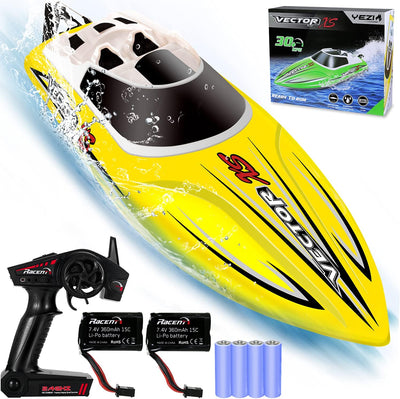 High Speed RC Racing Boat - Self-Righting Remote Control Boat for Pools & Lakes