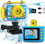 Kids Waterproof Camera - Underwater Camera Birthday Gifts for Girls Boys Children Digital Action Camera with 32GB SD Card, Pool Toys for Kids Age 4 5 6 7 8 10