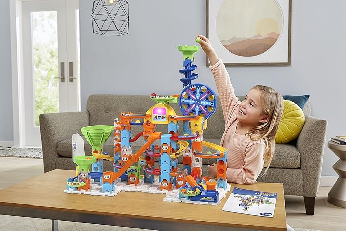 Marble Rush Ultimate Set, Multicolor, Building Toy Set, Marble Run Building Blocks, Gift Kids Toys for Boys/Girls Age 3 4 5 6 7 8+